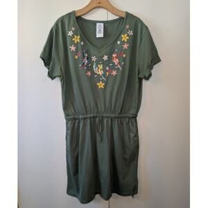 Disney Parks The Enchanted Tiki Room Green Parrot Dress Medium